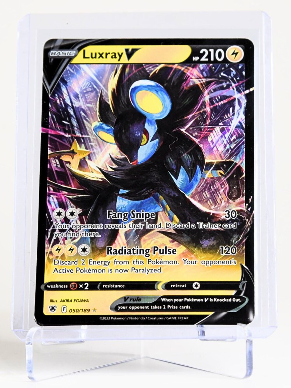 Pokemon Card Luxray 050/189 V Ultra Rare Holo Astral Radiance
